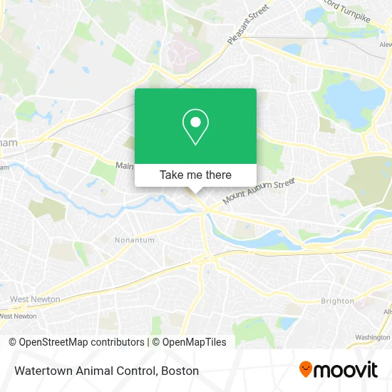 Watertown Animal Control map