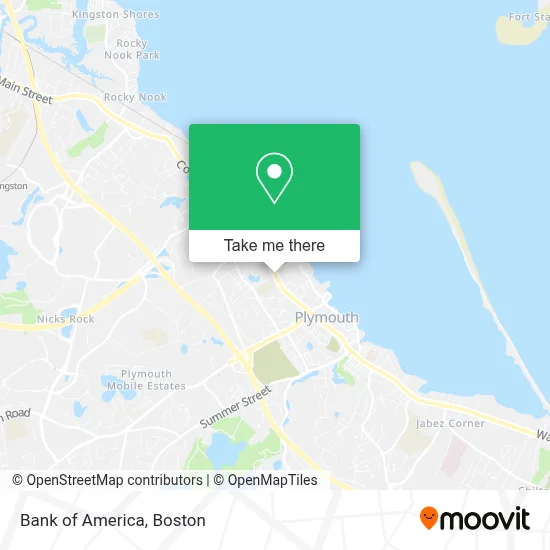Bank Of America map