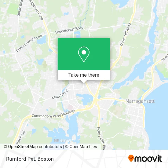 Rumford Pet map