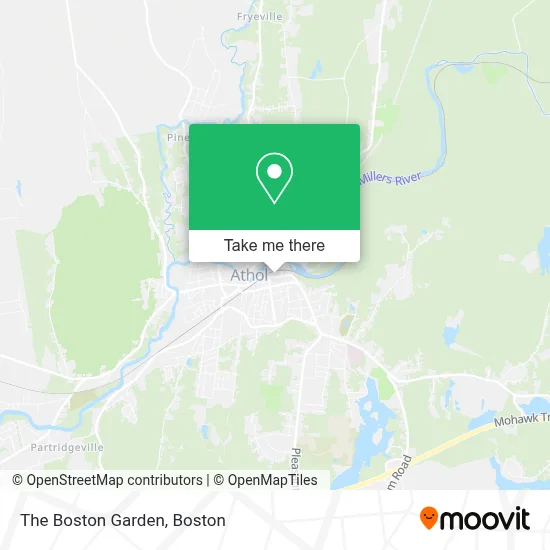 The Boston Garden map