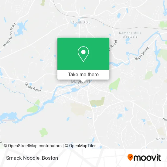 Smack Noodle map