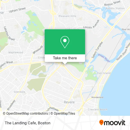 The Landing Cafe map