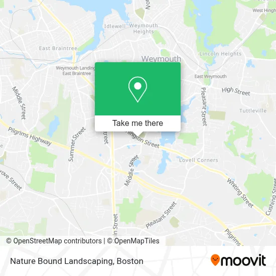Nature Bound Landscaping map