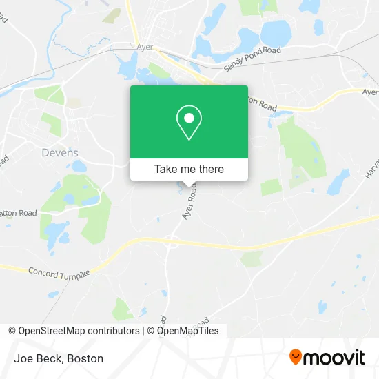 Joe Beck map