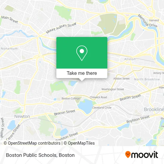 Boston Public Schools map