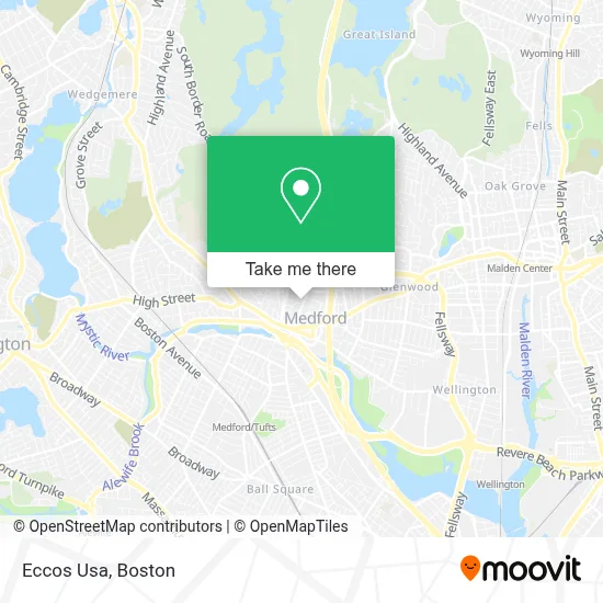 Eccos Usa map
