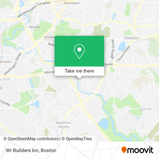 Wr Builders Inc map