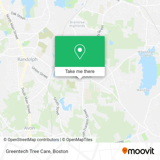 Greentech Tree Care map