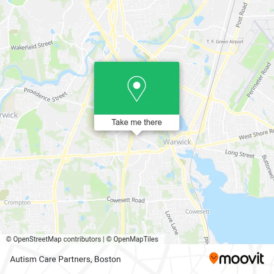 Autism Care Partners map
