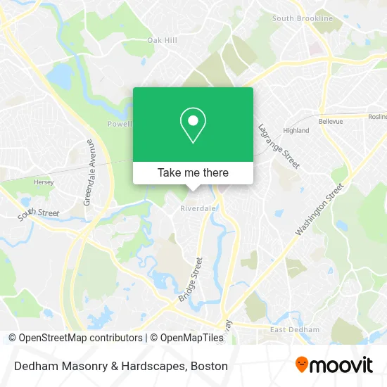 Dedham Masonry & Hardscapes map