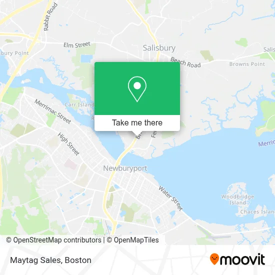 Maytag Sales map