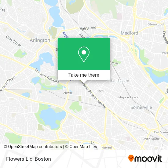 Flowers Llc map