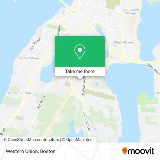 Western Union map