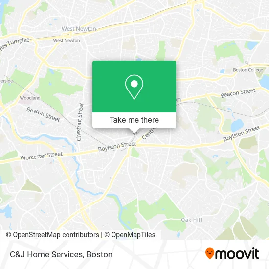 C&J Home Services map
