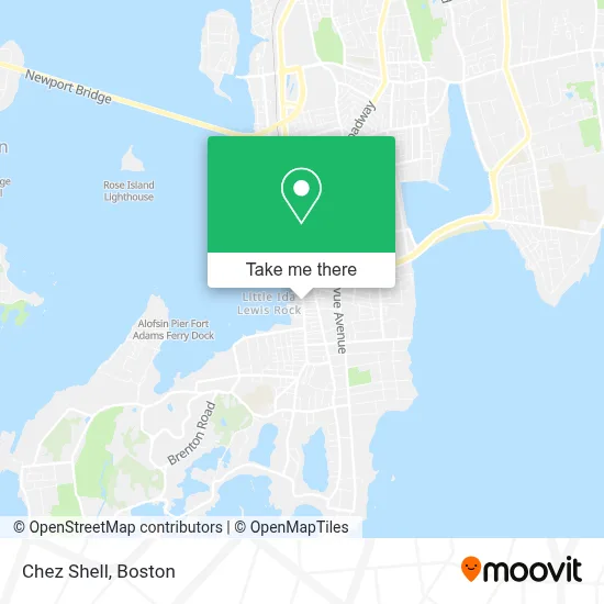 Chez Shell map