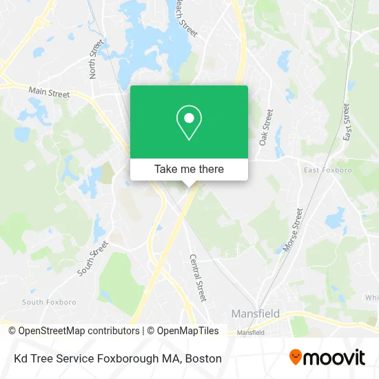 Kd Tree Service Foxborough MA map