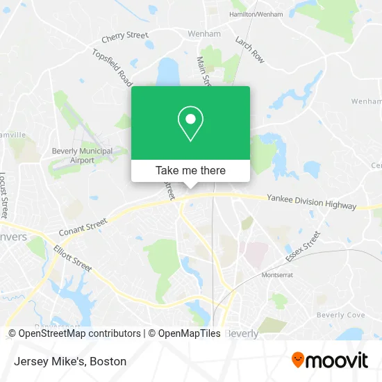 Jersey Mike's map