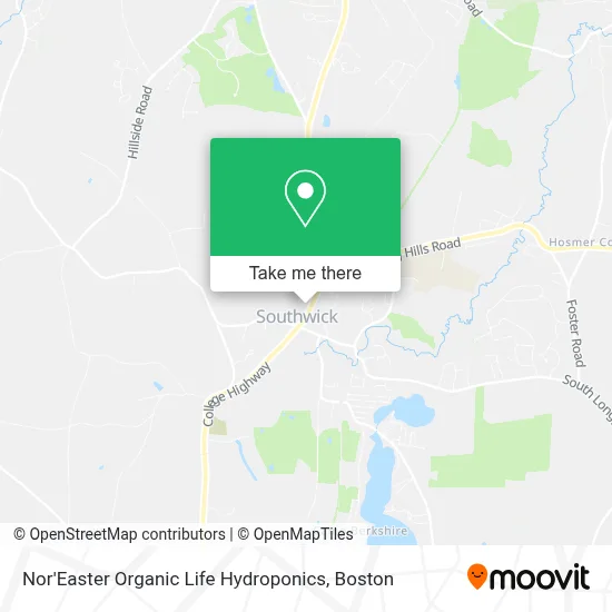 Nor'Easter Organic Life Hydroponics map