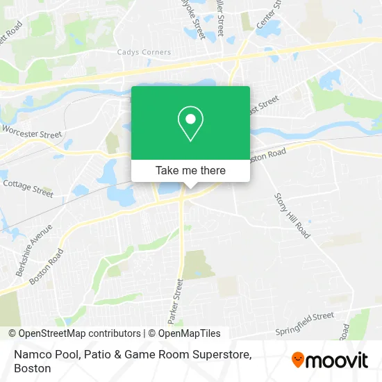 Namco Pool, Patio & Game Room Superstore map
