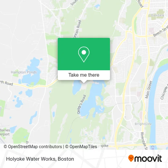 Holyoke Water Works map