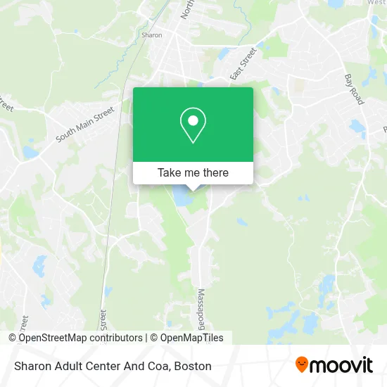 Sharon Adult Center And Coa map