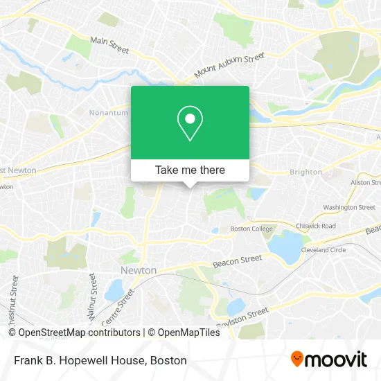 Frank B. Hopewell House map