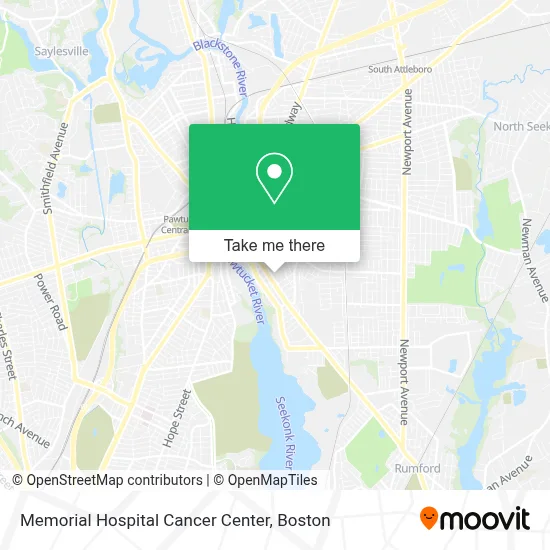 Memorial Hospital Cancer Center map