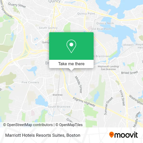 Marriott Hotels Resorts Suites map