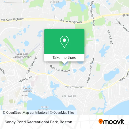 Sandy Pond Recreational Park map