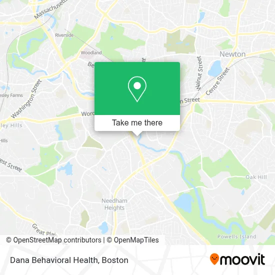 Dana Behavioral Health map