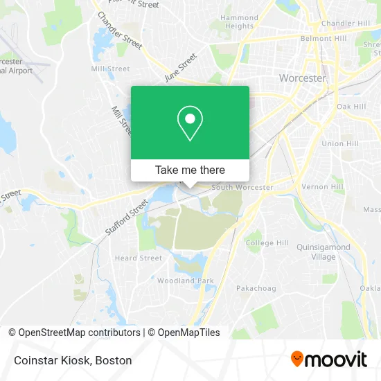 Coinstar Kiosk map