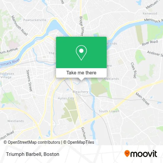 Triumph Barbell map