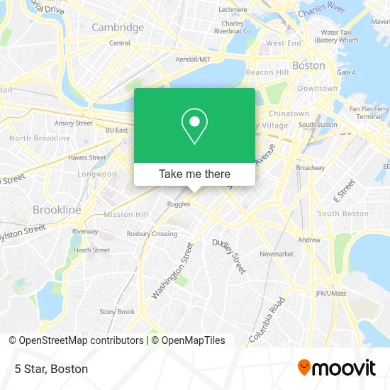5 Star map