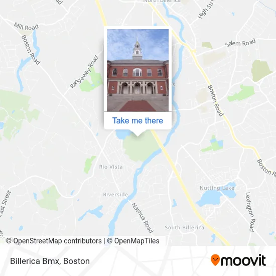 Billerica Bmx map
