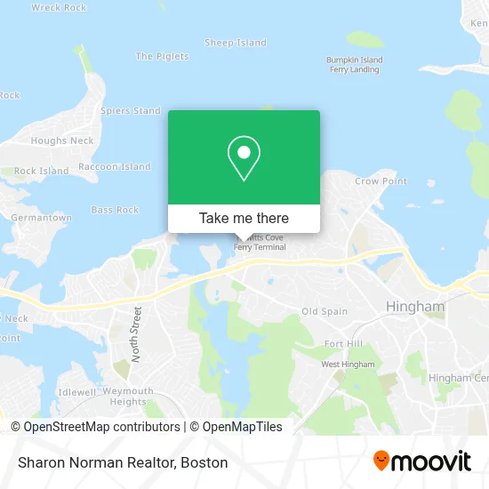 Sharon Norman Realtor map