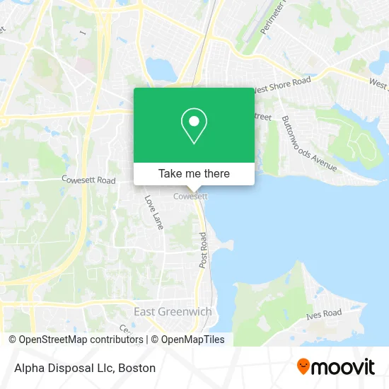 Alpha Disposal Llc map