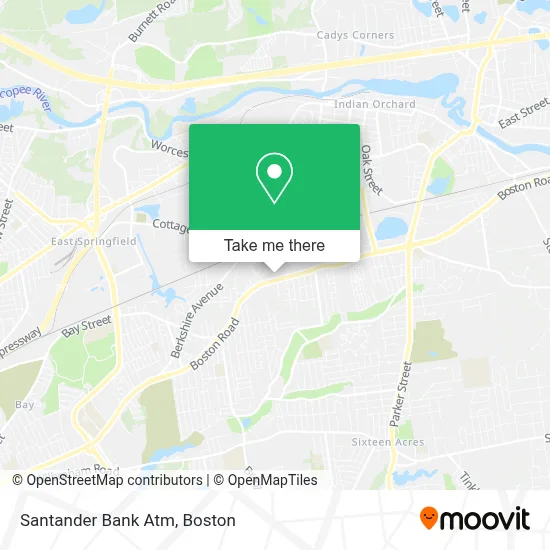 Santander Bank Atm map