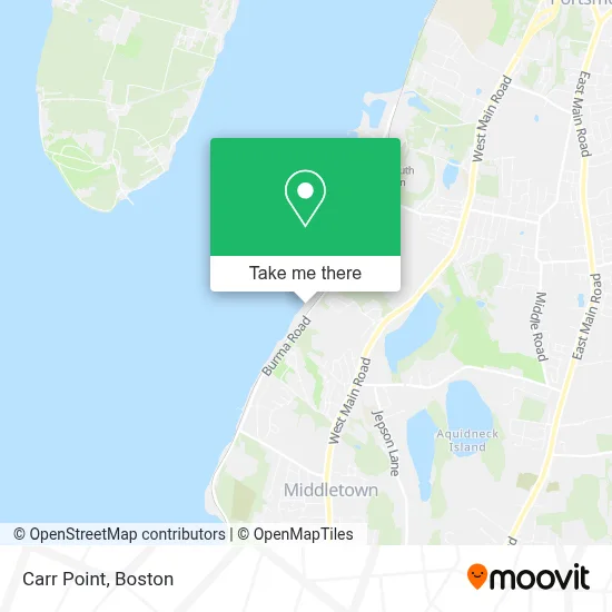 Carr Point map