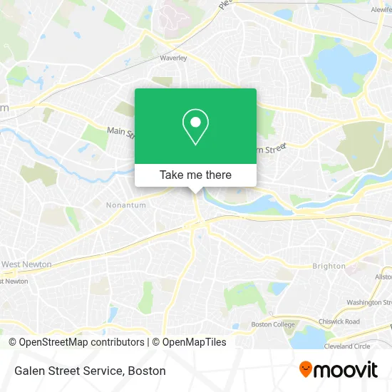 Galen Street Service map