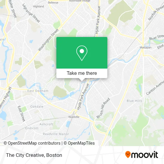 The City Creative map