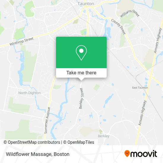 Wildflower Massage map