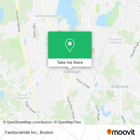 Fastlocalride Inc. map