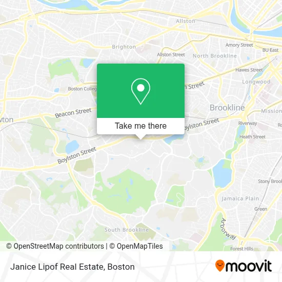 Janice Lipof Real Estate map