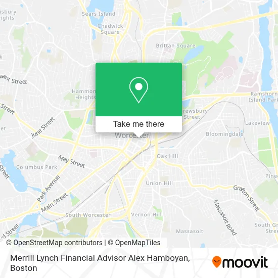 Merrill Lynch Financial Advisor Alex Hamboyan map
