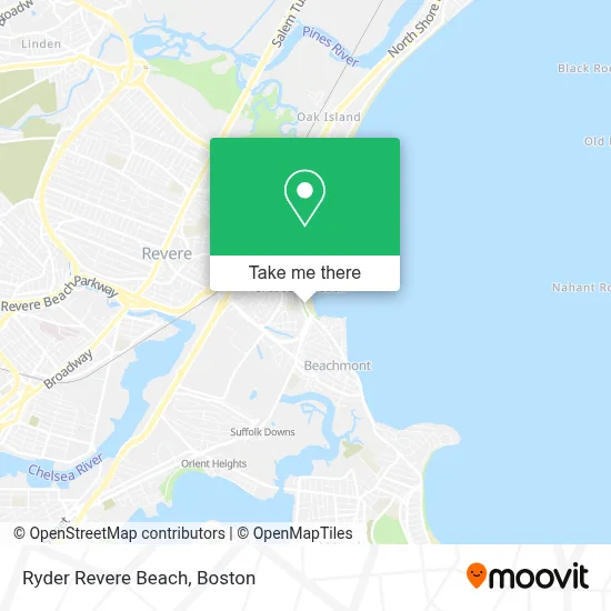 Ryder Revere Beach map