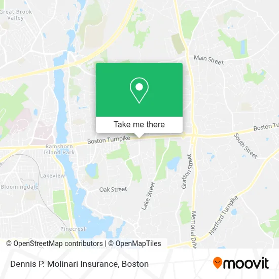 Dennis P. Molinari Insurance map