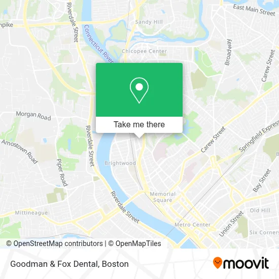 Goodman & Fox Dental map