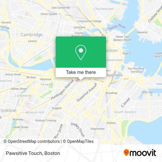 Pawsitive Touch map