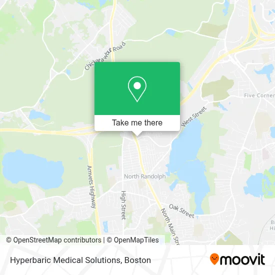Hyperbaric Medical Solutions map