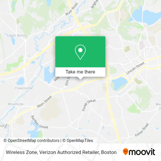 Wireless Zone, Verizon Authorized Retailer map